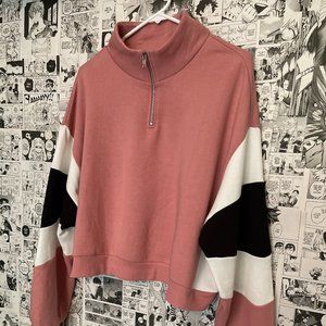 Streetwear Crop Pullover Sweatshirt